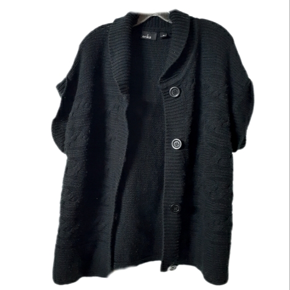 90's Vintage Erika Short Sleeved Cardigan - Picture 2 of 4